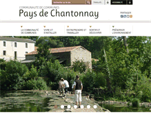 Tablet Screenshot of cc-paysdechantonnay.fr